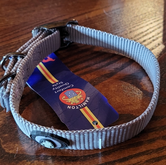 2 /$15 Hamilton Dog Collar Metal Buckle 16" Tag reads Amethyst - Picture 8 of 8